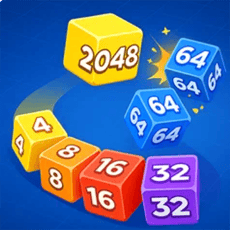 Snake 2048 Cube Merge